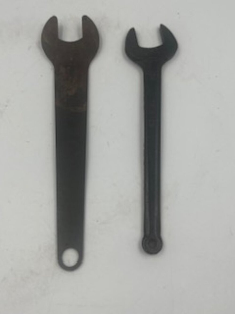 Vintage JH Williams single -end open jaw Forged Steel  Wrenches Set of 2